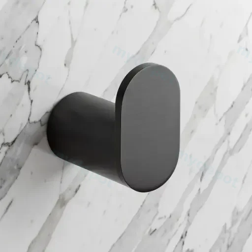 Bellino Gun Metal Grey Robe Hook