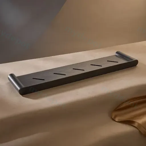 Bellino Gun Metal Grey Shower Shelf