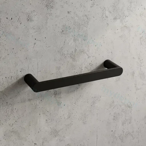 Bellino Matte Black Hand Towel Rail 300mm