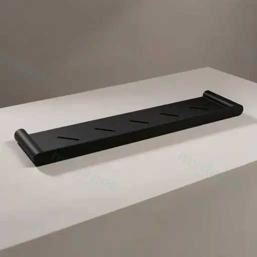 Bellino Matte Black Shower Shelf