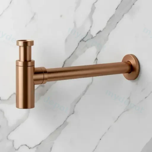 Bottle Trap 32mm Brushed Copper