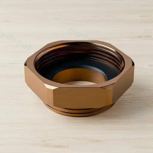 Bottle Trap Adaptor 32mm To 40mm Brushed Copper