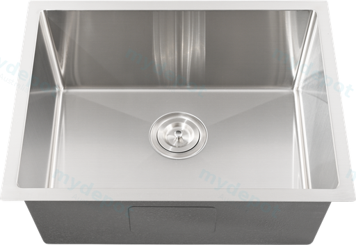 Bowl Size:540X400X230mm Overall Size:580X440X230mm Brushed Stainless Steel Kliff Hand Made Stainless Steel Sinks