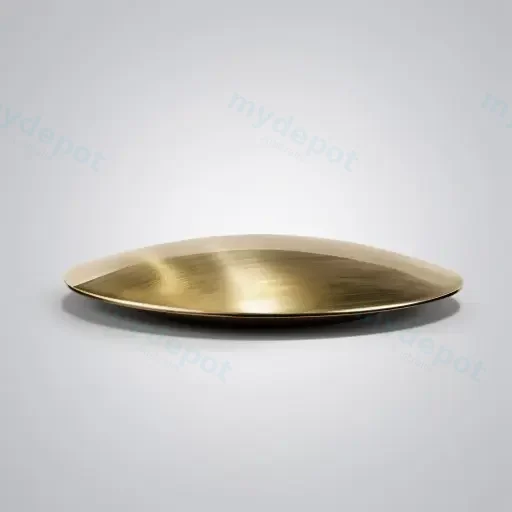 Brush Gold Metal Cap For Pop-Up Waste