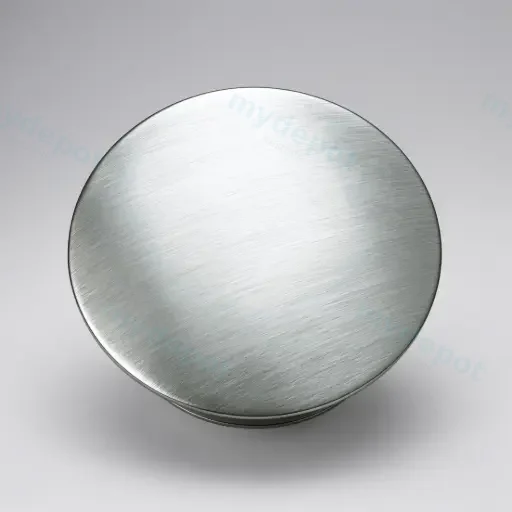 Brush Nickle Metal Cap For Pop-Up Waste