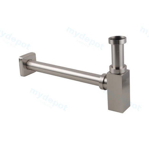 Brushed Nickel Bottle Trap 32mm