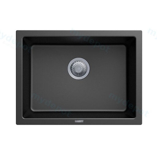Carysil Black Single Big Bowl Granite Kitchen Sink 610*457mm
