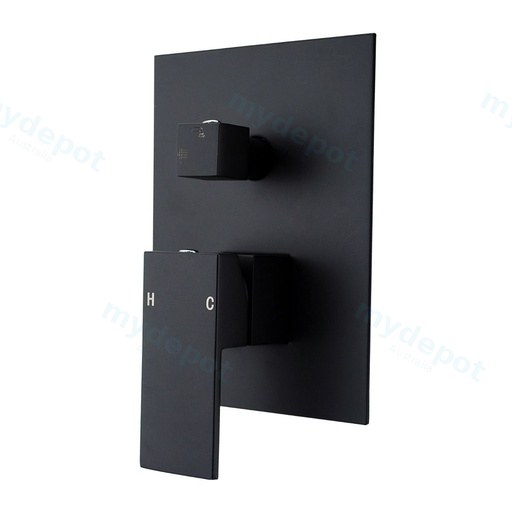 Casa Black Shower/Bath Mixer Diverter(color up)