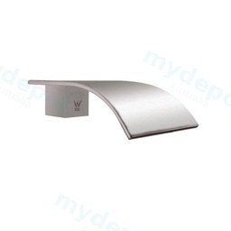 Casa Brushed Nickel Waterfall Bathtub/Basin Wall Spout