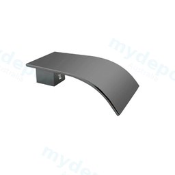 Casa Gun Metal Grey Waterfall Bathtub/Basin Wall Spout