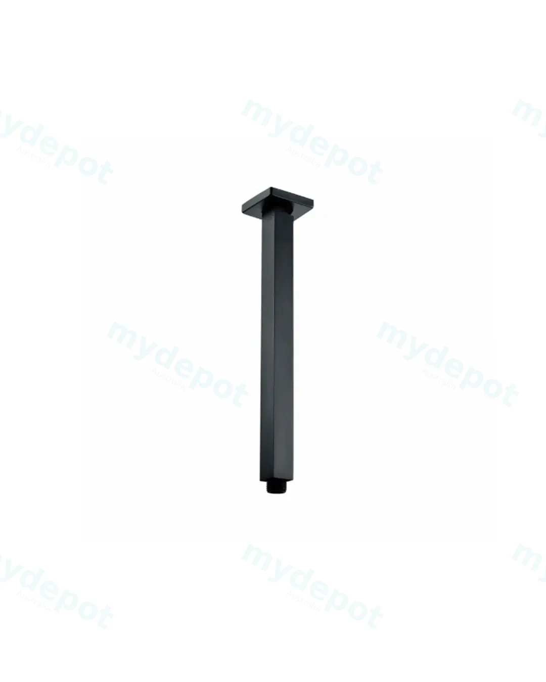 Cavallo Black Square Ceiling Shower Arm 200mm
