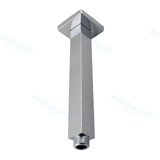 Cavallo Brushed Nickel Square Ceiling Shower Arm 200mm