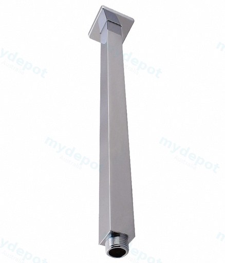 Cavallo Brushed Nickel Square Ceiling Shower Arm 400mm