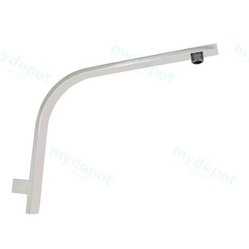 Cavallo Chrome Gooseneck Wall Mounted Shower Arm