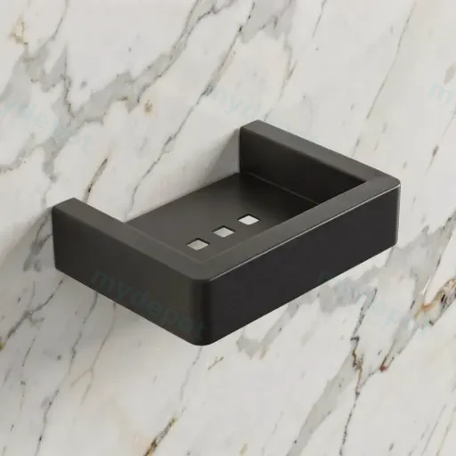 Cavallo Gun Metal Grey Soap Dish Holder
