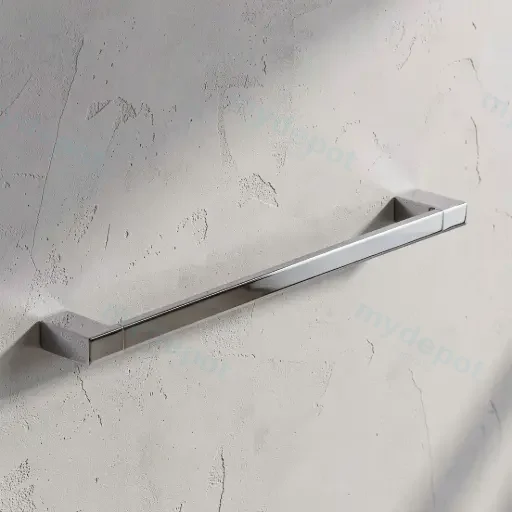 Ceram Single Towel Rail 800 mm(Chrome)