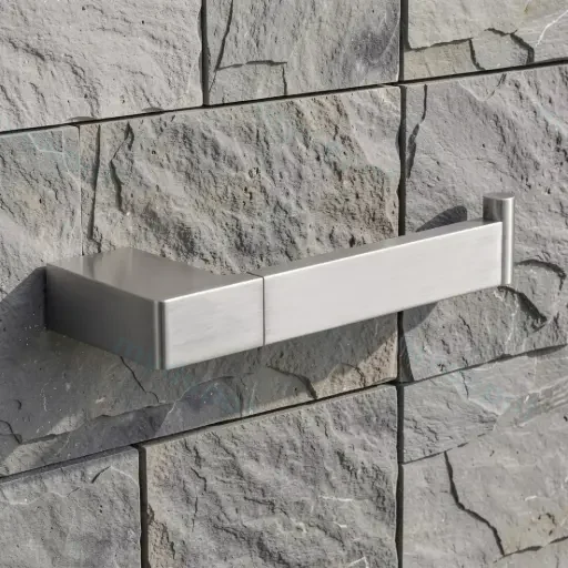 Ceram Toilet Roll Holder(Brushed Nickel)