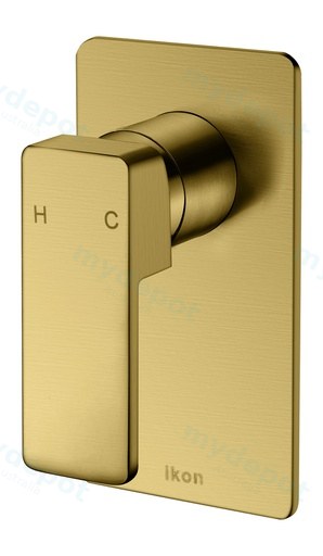 Ceram Wall Mixer(Brushed Gold)