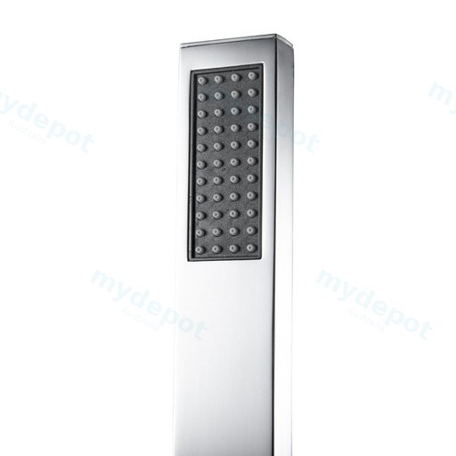 Chrome Brass Square Handheld Shower Spray Head