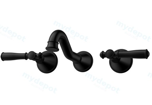 Clasico Bath Set Matt Black Lead Free