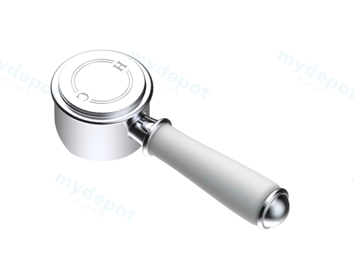 Clasico Ceramic Handle Chrome