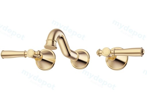 Clasico Bath Set Brushed Gold Lead Free