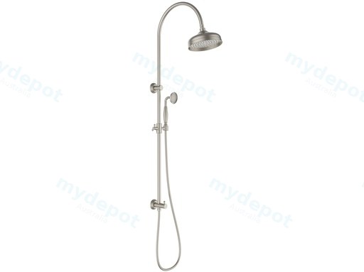 Clasico Combination Shower Set In Brushed Nickel