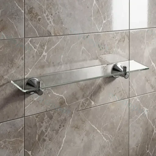 Clasico Glass Shelf Chrome