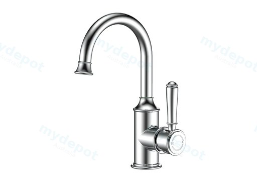 Clasico Gooseneck Basin Mixer Chrome