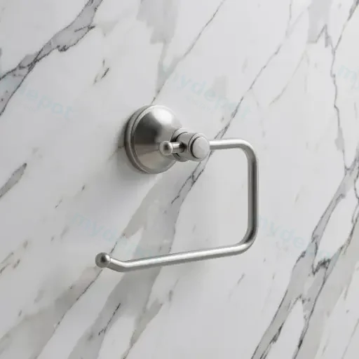 Clasico Paper Holder in Brushed Nickel