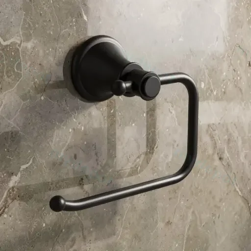 Clasico Paper Holder in Matt Black