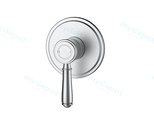 Clasico Wall Mixer Trim Kits in Brushed Nickel