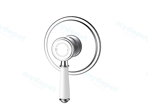 Clasico Wall Mixer Trim Kits Ceramic handle Chrome