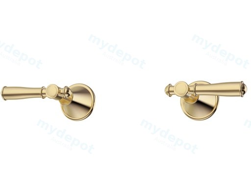 Clasico Wall Top Assemblies Brushed Gold Lead Free