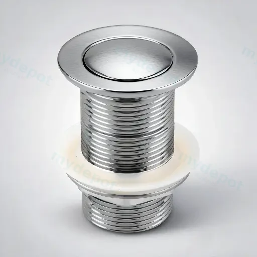 Coco Brushed Nickel Solid 32mm Pop Up Waste Non Overflow