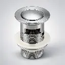 Coco Brushed Nickel Solid 32mm Pop Up Waste With Overflow