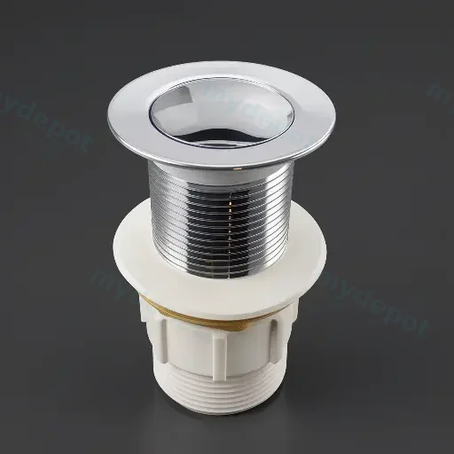 Coco Chrome 32mm Solid Pop Up Waste Non Overflow Plug Waste
