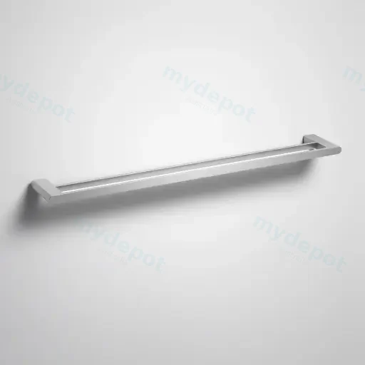 Cora  Double Towel Rail 800mm Brushed Nickel
