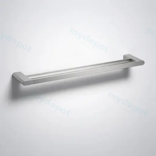 Cora  Double Towel Rail 600mm Brushed Nickel