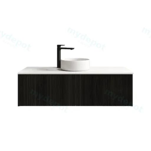 1200mm Customised Kiama Two Doors and One Drawer Plywood Wall Hung Vanity Cabinet Only Bottega Oak