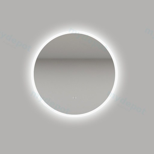 700mm Round 3 Color Frontlit LED Mirror With Touchless Sensor Switch