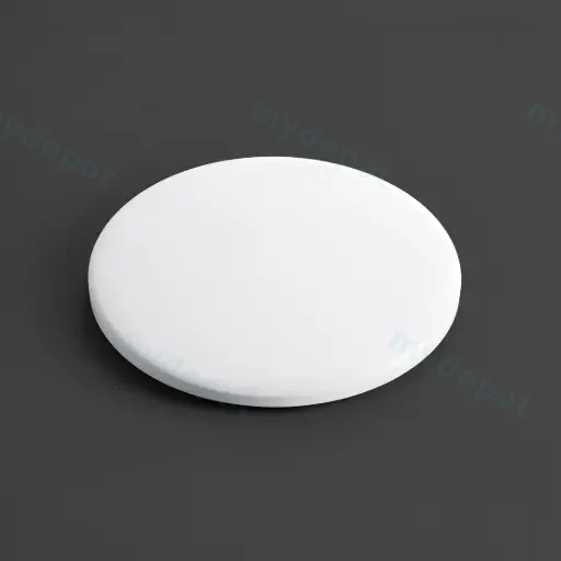 Diameter:68mm Matte White Solid Surface Basin Pop-Up Waste Cap