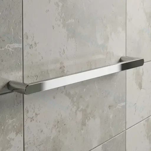 Dove Single Towel Rail 810mm(Chrome)