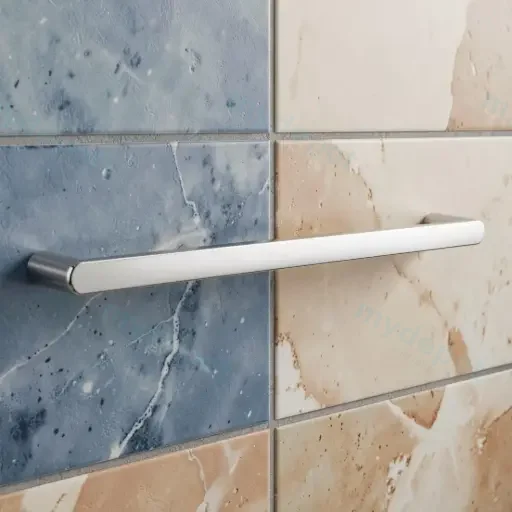 Dove Single Towel Rail 610mm(Chrome)