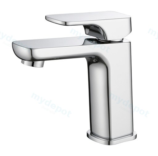 Eden Round Cornered Rectangle Handle Basin Mixer Lead Free
