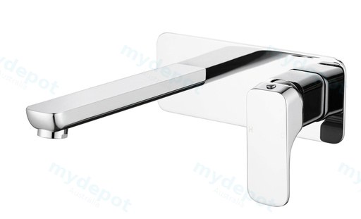 Eden Round Cornered Rectangle Handle Bath Mixer Chrome Lead Free