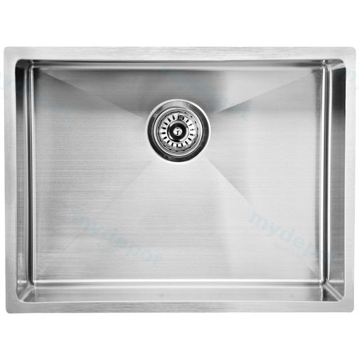 Eden Single Bowl Above/Undermount Sink 540mm (R10 Corner,93 degree) 304 Stainless Steel