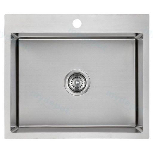 Eden Single Bowl Laundry Sink 580 x 500 x 230mm(304 Stainless Steel)