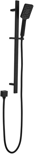 Eden Square Sliding Shower Set(Matt Black)