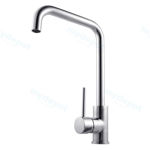 Electroplated Brass Chrome Swivel Spout Kitchen Mixer Tap